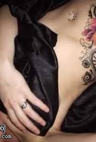 Bauch Lotus Tattoo Muster