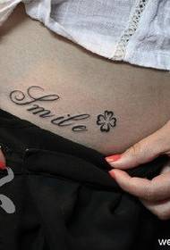 classico modello inglese di tatuaggi con piccole ciliegie