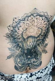 Horror Kraken Monster Tattoo Muster