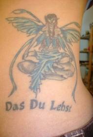 Bauchplack souz um Steen Elf Tattoo Muster