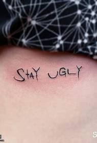ventre schizzo vento modello di tatuaggio inglese