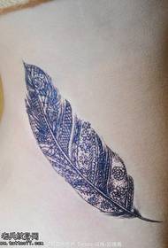 exquisite yakanaka feather tattoo maitiro