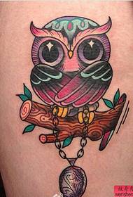 un modello di tatuaggio del gufo di braccio 28127 - modello di tatuaggio del braccio europeo e americano di personalità del braccio maschile