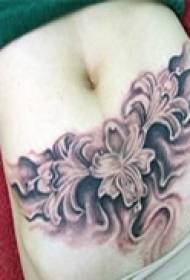 Colorful Abdomen Color Painting Tattoo