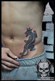 Utawala muundo wa tattoo ya chui