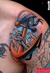 preporučite prekrasan uzorak za tetoviranje sidra u Evropi i Americi