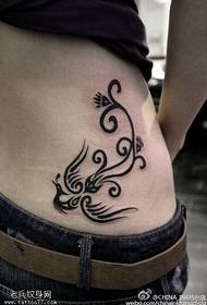 modello tatuaggio tatuaggio moda classica fenice