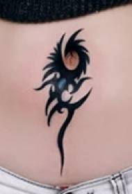 bel tatuaggio addome totem