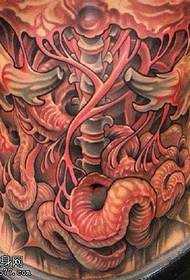 modèle de tatouage abdominal coeur malade