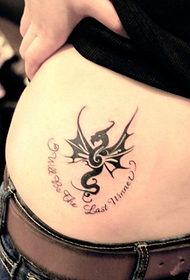 tattoo totem pterosaur ແອວ