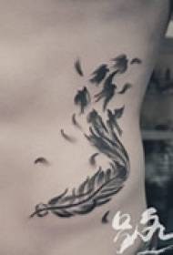 Jane ya feather belly tattoo