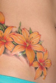 nani ʻōpū manu lily tattoo pattern