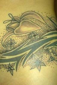 patrún tatú tattoo álainn bláthanna