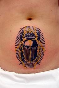 Slika na trbuhu poseban stil pauka tetovaža slika