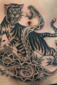 immagini di tatuaggi di pancia e tigre per ragazzi