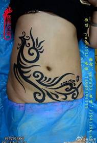Klassisk Phoenix tatovering tatoveringsmønster