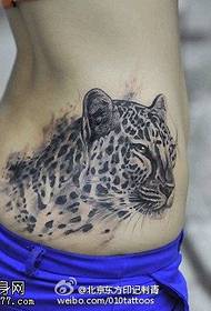 tamad na pattern ng tattoo ng tattoo ng leopardo