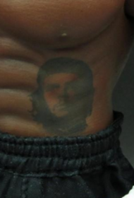 pattern ng tattoo ng tattoo ng boxing Tyson tiyan