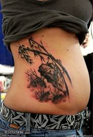 disegno del tatuaggio Dianthus estetico a mano libera