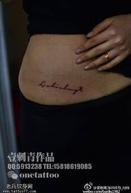 Patrún tattoo carachtar beag bhoilg