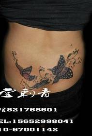 tatuaggio abdominale cintura tatuaggio gamba