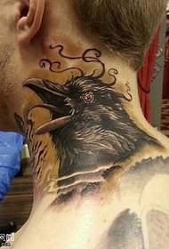 Hals Chicken Head Tattoo Muster