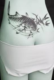 vaitusi squid hip tattoo