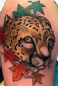 hip hipotxarekin hosto eta leopard tatuaje tatuaje eredua