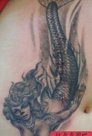 живіт татуювання татуювання: візерунок татуювання русалки живота