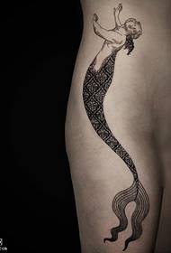 hip sirena tatuaje eredua