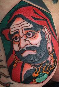 hip tsoos Japanese Dharma tattoo qauv 30985-poj niam hip vanilla paj dub grey tattoo qauv