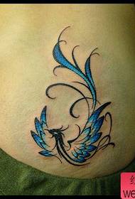 lonkkatatuointikuvio: lonkkaväri totem phoenix tatuointikuvio