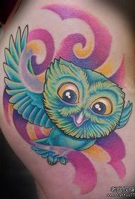 uzuri matako mwenendo nzuri sana owl tattoo muundo