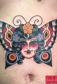 umbala wethoni le-butterfly tattoo