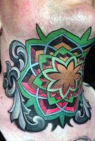 krk dobře vypadající malované keltské tetování vzor