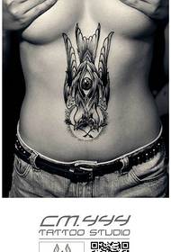 beauty abdomen alternative cool bird tattoo pattern