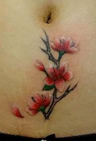 bellezza del ventre sembra un buon modello di tatuaggio pesca