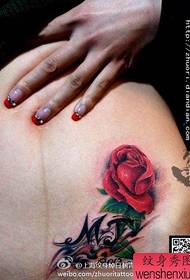 kecantikan perut populer pola tato tato pop