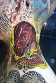 Вратна школска боја диносауруса узорак тетоваже