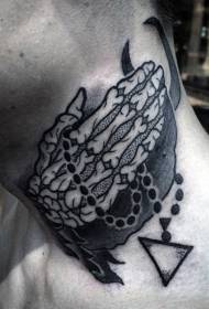 shingo nyeusi prick kuomba mkono tattoo muundo