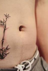 naqshadeynta naqshadaha caloosha loo yaqaan 'bamboo tattoo qaabka