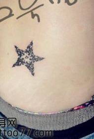 szépség csípő totem ötágú csillag tetoválás mintája 31675 - egy csípős sas tetoválás minta
