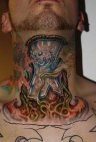 tattoo ya utu kwenye shingo ya tattoo ya houjiechu