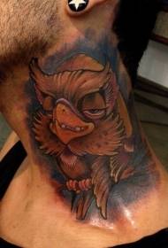 Patrún Dath Cool Owl Tattoo