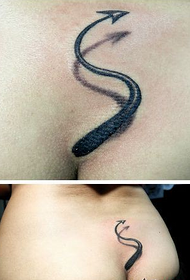 ljepota hip osobnost tetovaža vraga repa