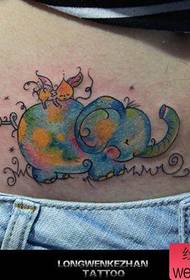 girl Bauch Cute Pop Baby Elefant Tattoo Muster