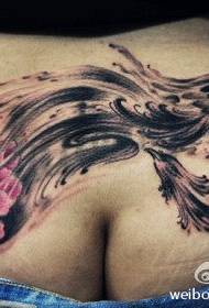 skaistumkopšanas gūžas tendence klasiskās tintes feniksa tetovējuma modelis