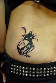 bishtin e bukurisë totem punën e tatuazhit për mace