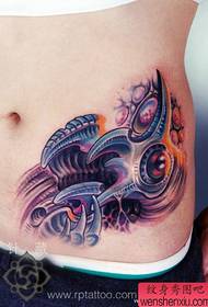 abdomen super beau modèle de tatouage 3D européen et américain