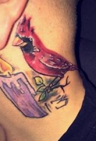 tatuaż na szyję chłopcy zdjęcia szyi świeca i ptak tatuaż